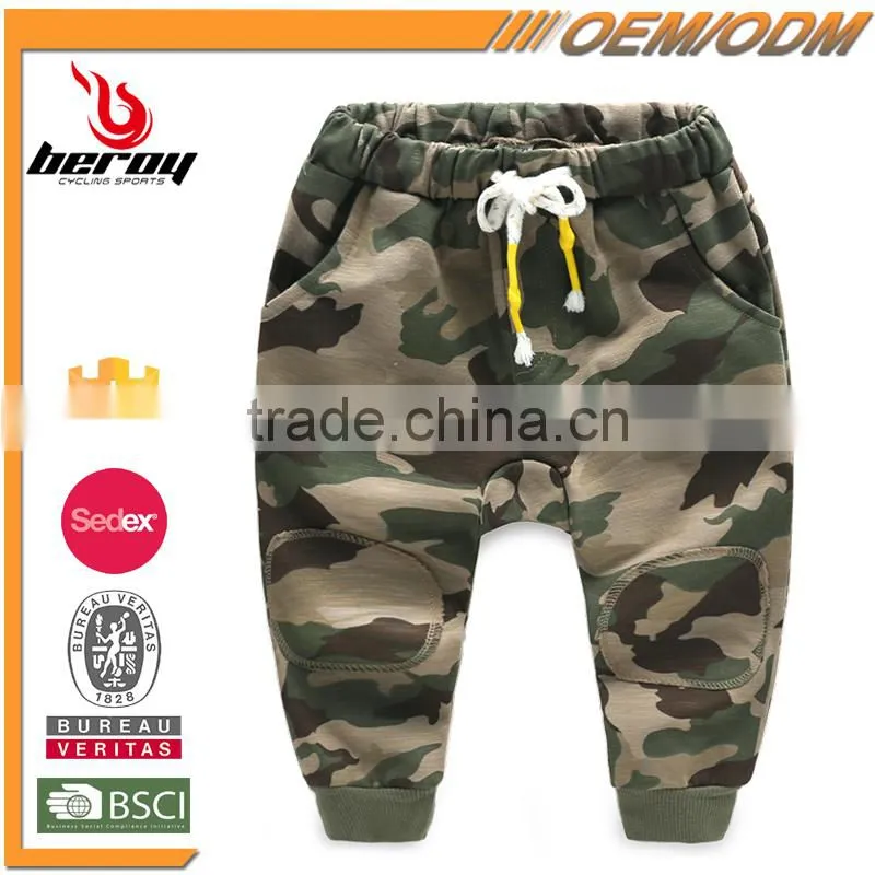 Beroy Wholesale Custom Camo Kids Harem Pants for Boys Girls