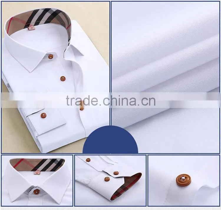 wholesale OEM supply high fashion colorful 100% Cotton special collar oxford shirt for man