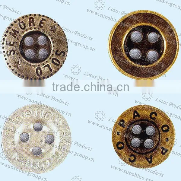 2016 Hot Selling Colth Button Alloy button