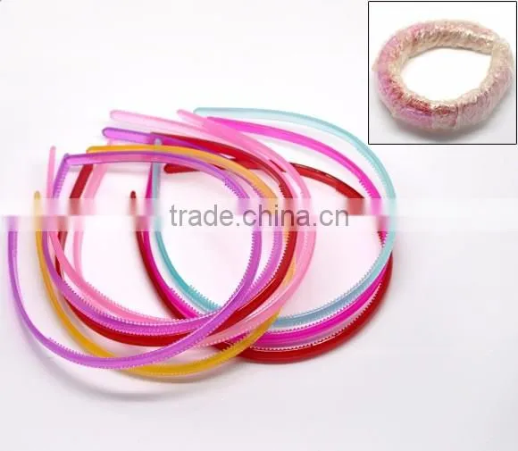 Hot Sale Accessories Mixed Plastic Teeth Hair Band Headbands with teeth