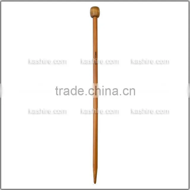 15sz 9" Carbonized Single Pointed bamboo knitting needles