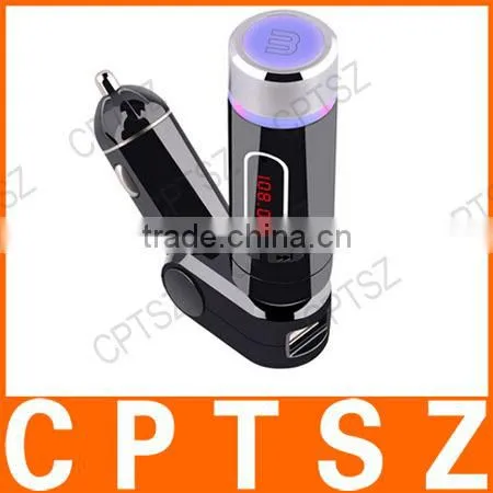 3-in-1 LED Display Car MP3 Player Bluetooth FM Transmitter Handsfree Car Kit With SD Card Slot 5V/2.1A USB Car Charger