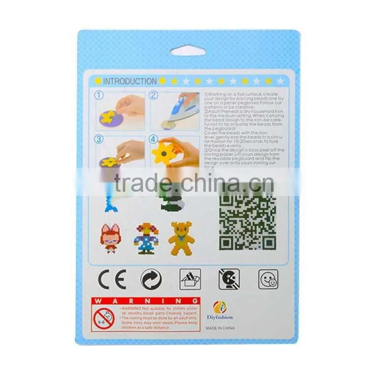 Fashion fuse beads puzzle ironing beads hama perler beads diy toys