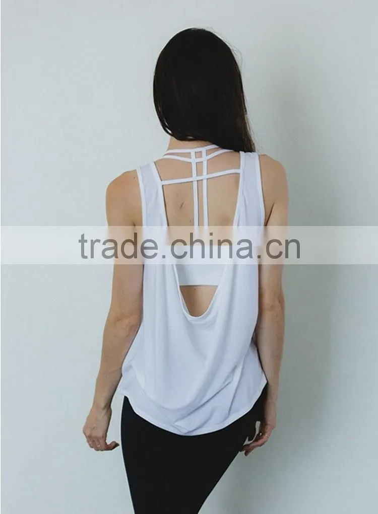 women's sexyc backless vest summer sports tank top casual blouse