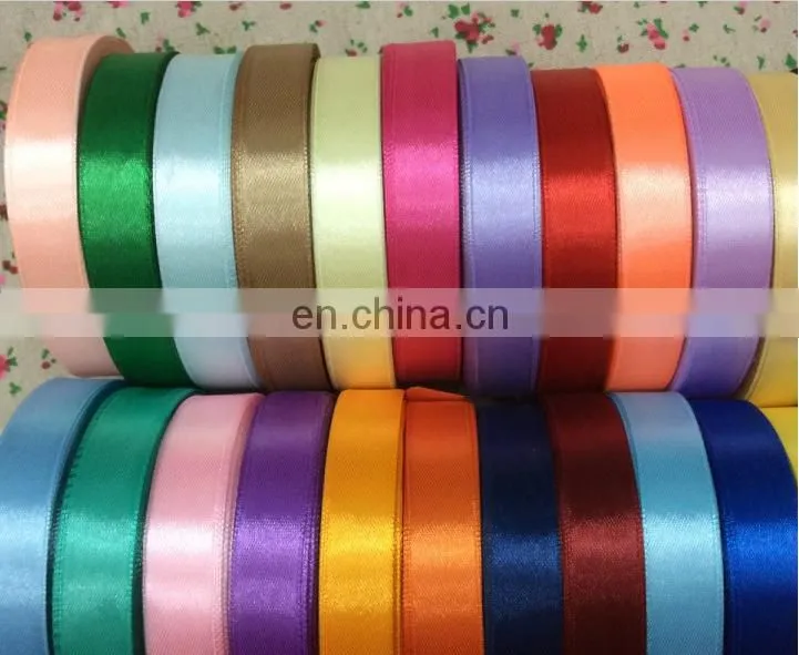 wholesale factory price high quality 100% polyester satin ribbon