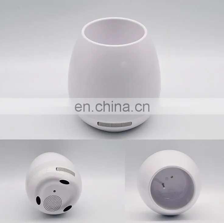 Office decompression toy bluetooth music pots manufacturer custom smart music flowerpot