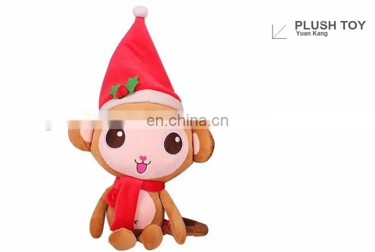 2016 Christmas stuffed animal plush monkey toys dolls