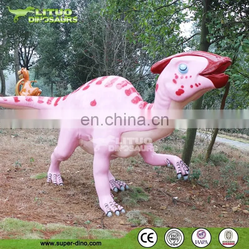 Amusement Resin Dinosaur Parasaurolophus Model