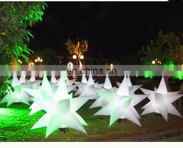 nightclub decoration inflatable star on ground