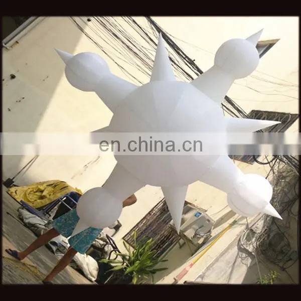 Artistical Shiny inflatable star for bar decoration