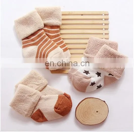 In stock Newborn Babies Looped Cotton Socks Baby Socks