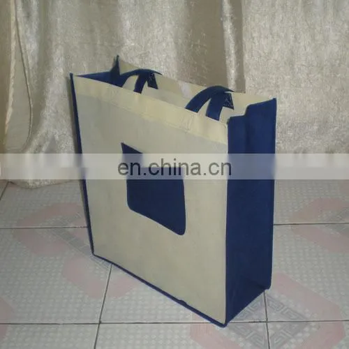 Green handle Non woven bag