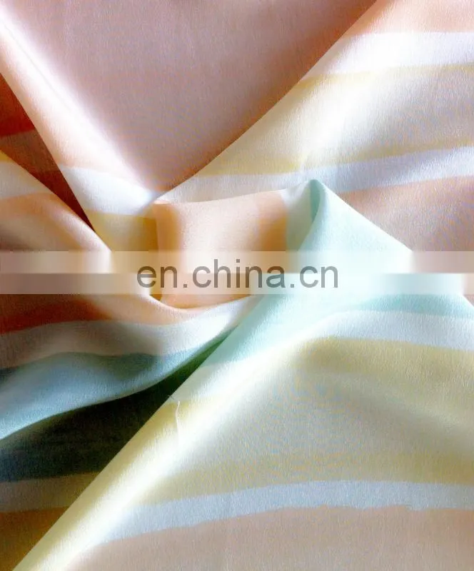 100% China mulberry Silk Crepe de chine CDC 12515