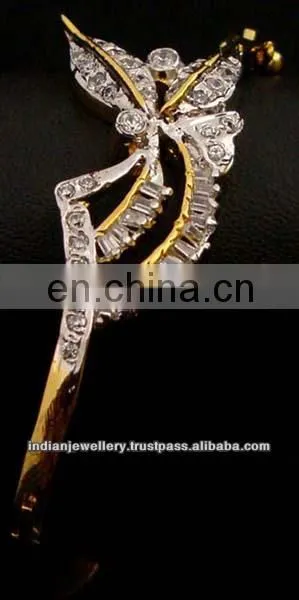 cz bangle bracelets manufacturer exporter, CZ bracelets bangle supplier,Indian fashion Cz bracelet banglemanufacturer