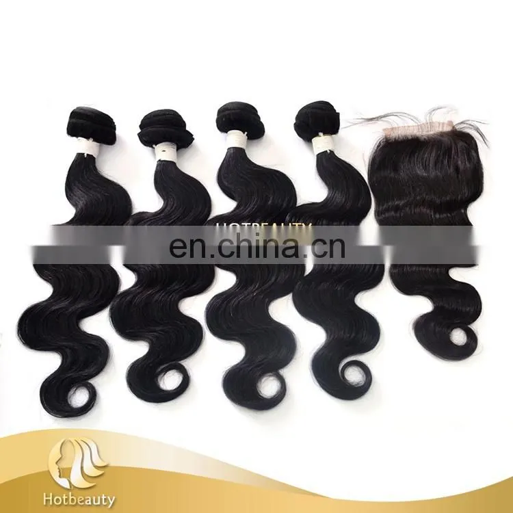 Top 10 100% Pure Virgin Human Hair Bundles Hotbeauty Brazilian Hair