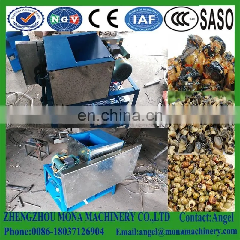 Clam shell and meat separator processing line/machine