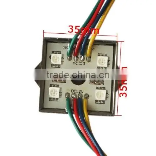 3Chips 5050SMD Square LED Module Waterproof Outerdoor Use 12V DC
