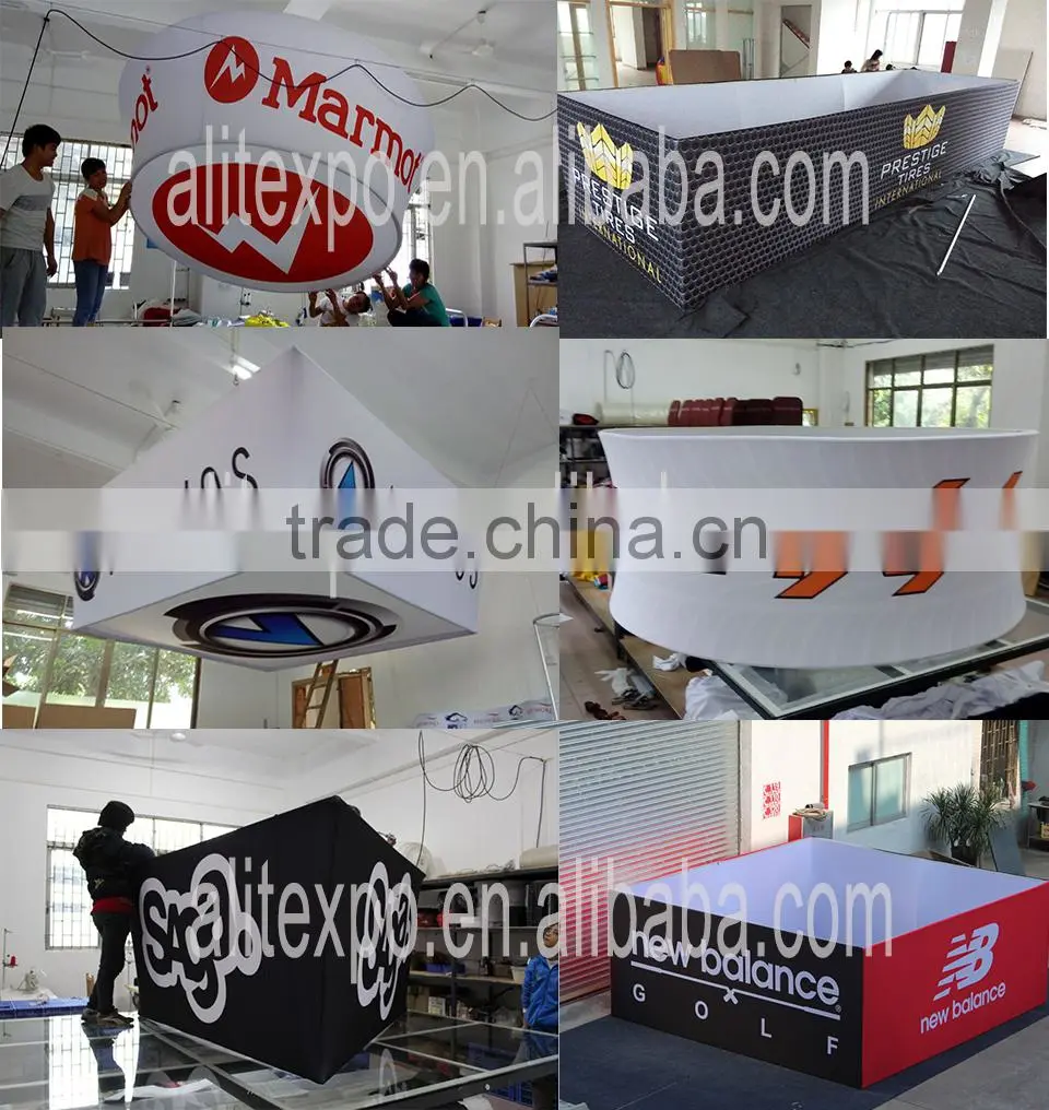 12ft Curved triangle hanging banner displays
