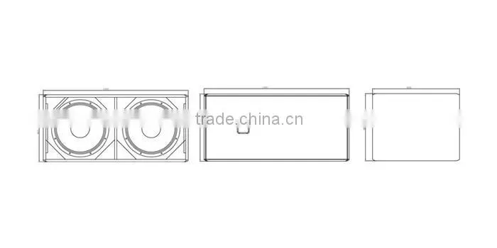 AQ215SUB, trade assurance, double 15 inch passive subwoofers