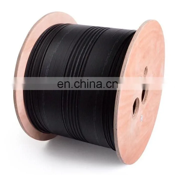 GJXH GJXCH 1,2,4,6,8,12 Cores FTTH flat indoor/outdoor fiber optic cable Drop Cable