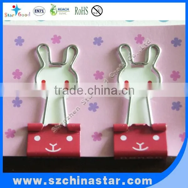 Innovative office product PET file clips stationery wholesale clip