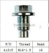 3/4"-16, high quality aluminium cnc engine magnetic oil drain plugs