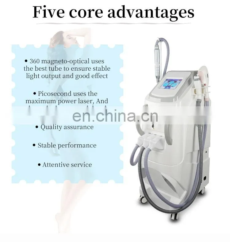 360 magneto-optical OPT SHR fast hair removal device picosecond laser eyebrow washing IPL rejuvenation beauty Instrument