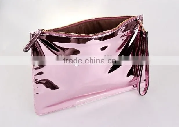 2016 New Design Fashion Lady Genuine Leather Envelope Clutch Bag