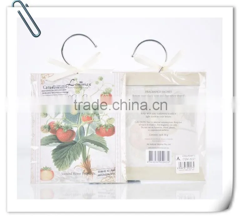 35g scented paper sachet with iron hook