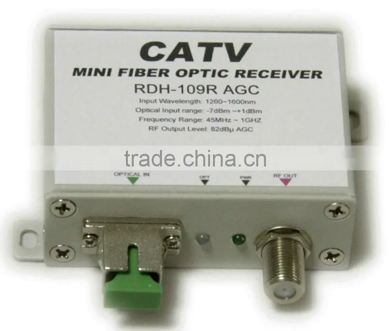 FTTH CATV Fiber Optic AGC Receiver/Mini receiver/AGC fiber optic