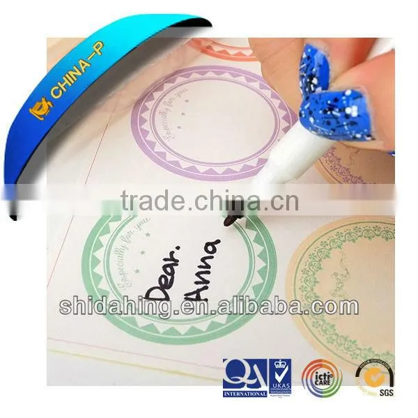 30PCS STICKERS 6TYPE Circle Pastel Paper Gifts Decoration Stickers to closed friend