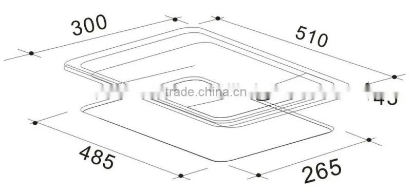 single burner gas burner stove for import