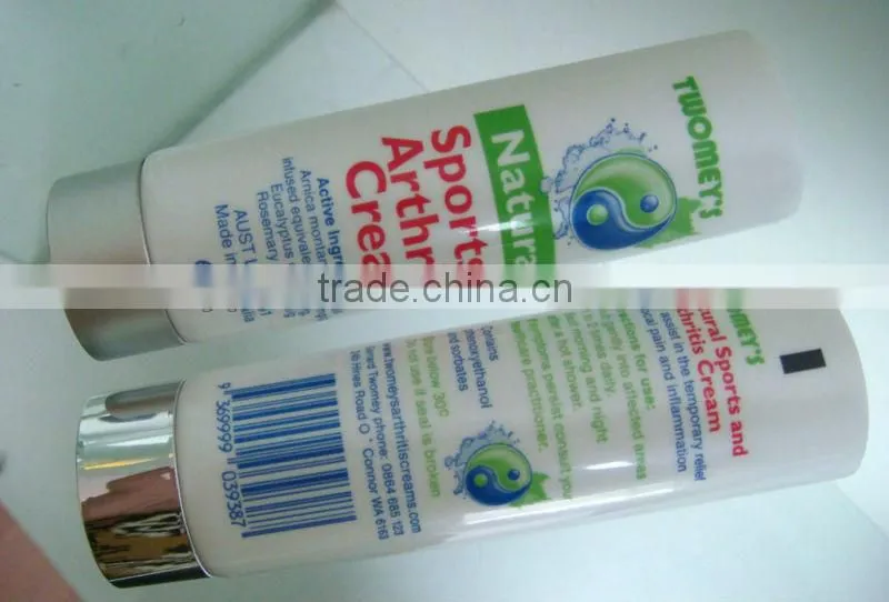 cosmetic flexible tube with capacity of 60ml.soft tube,plastic packaging tubes,plastic tube packaging,transparent plastic