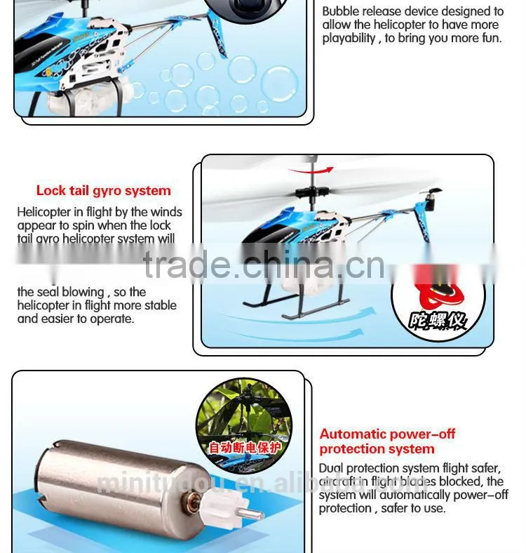 China Manufacture Syma S107P metal Bubble jet rc helicopter Remote Control Toy