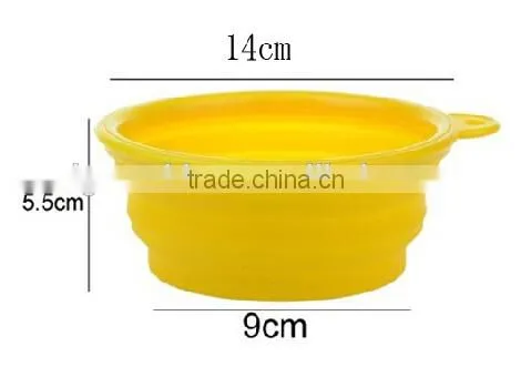 silicone dog bowl feeder.pet dog bowl