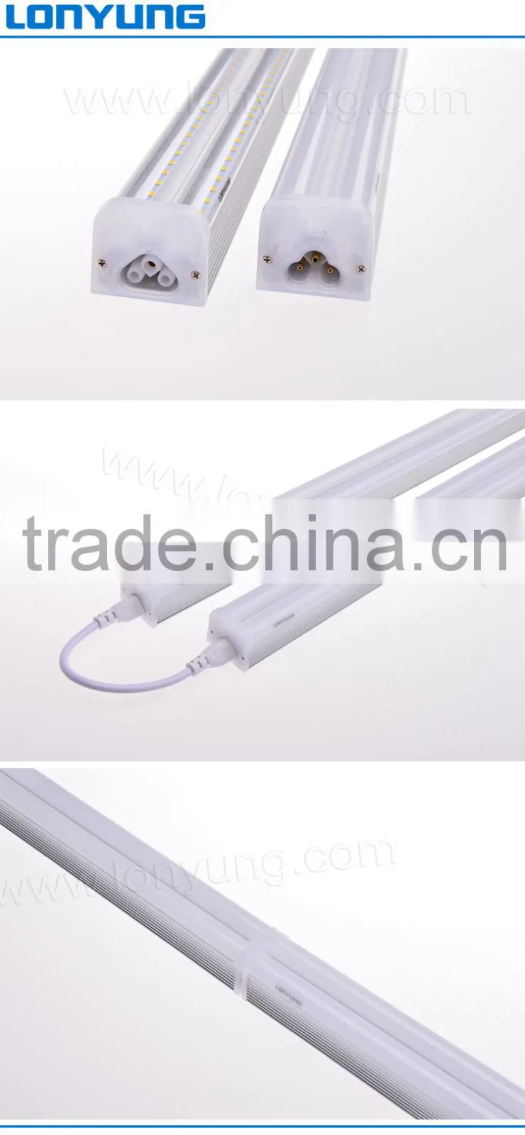 Newest lighting LED T5 Integated Tube UL dimmable led tube T5 4ft 1200MM