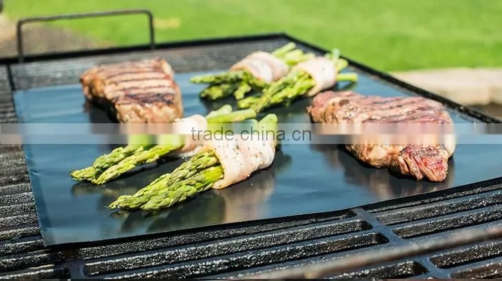 Set of 3 Premium quality non-stick bbq grill mat, charcoal grill mat