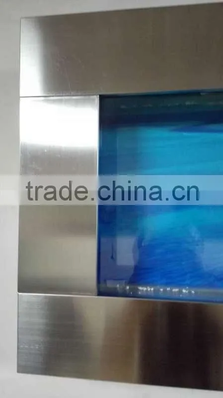 STAINLESS STEEL WALL HANGING AQUARIUM,WALL-MOUNTED FISH TANK