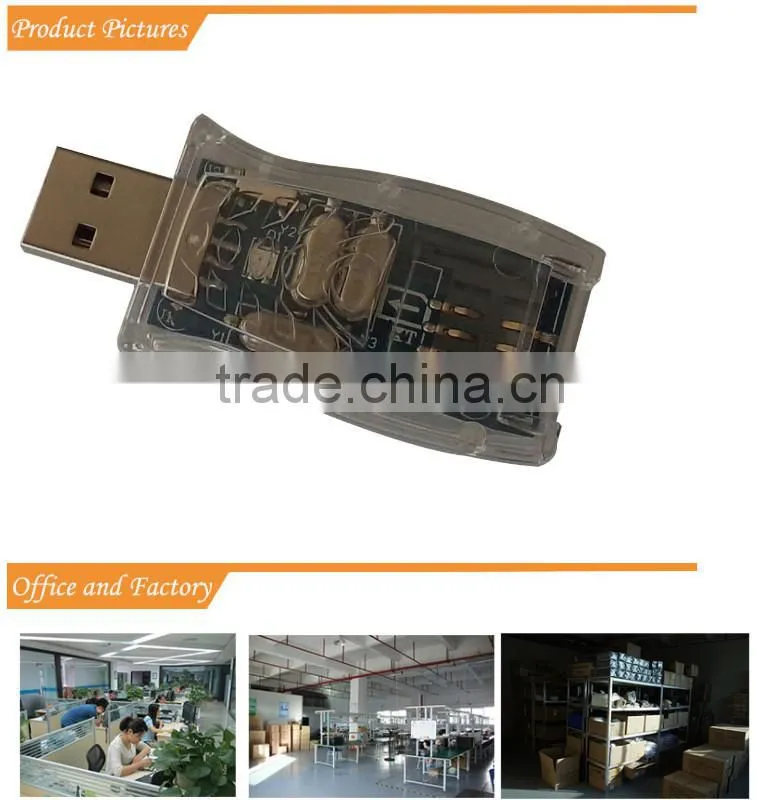 Hotsale Multi Colors USB sim card reader