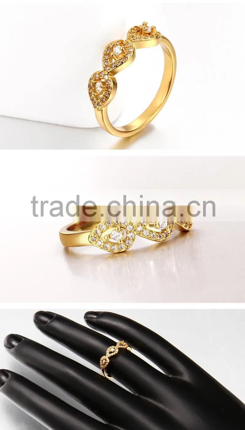 factory wholesell direct new simple designs gold ring for women ladies