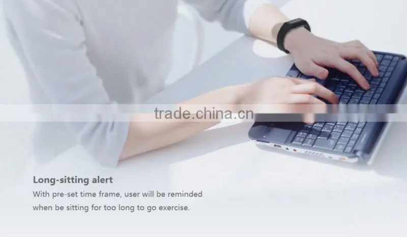 Bluetooth Waterproof bracelet pedometer, Touch Key Vibrating wristband, Smart Wristband With OLED Screen