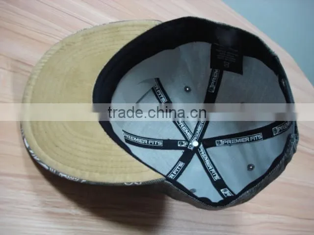 custom 2016 hot sell brim printed hats 6 panel flat embroidery gary snapback caps
