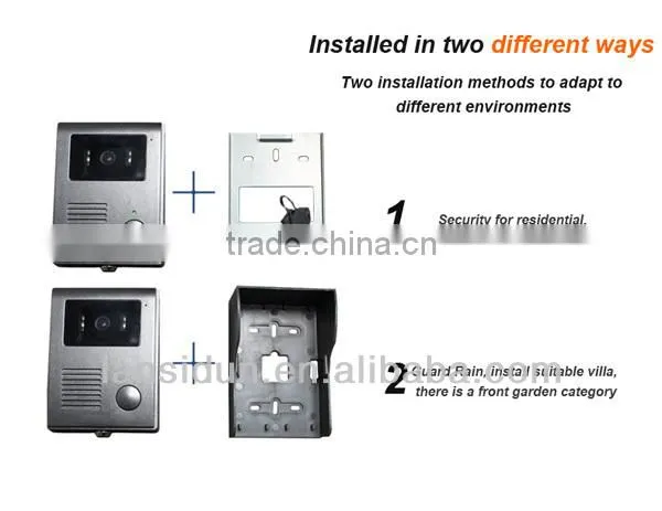 China new 7 inch ABS video door phone video intercom