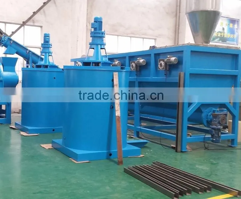 pet bottle flakes hot washing