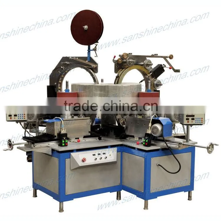 Automatic super big toroidal winding and taping machine