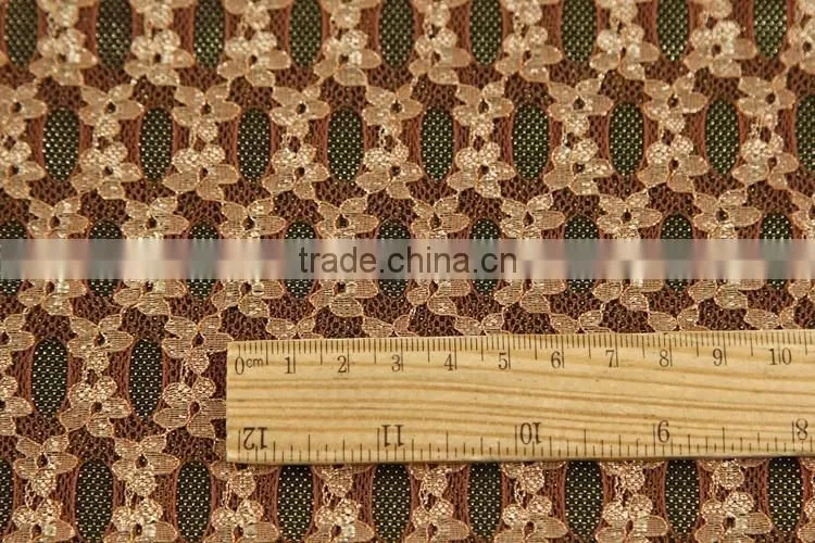 New Arrival elastic glitter African Lace Fabric