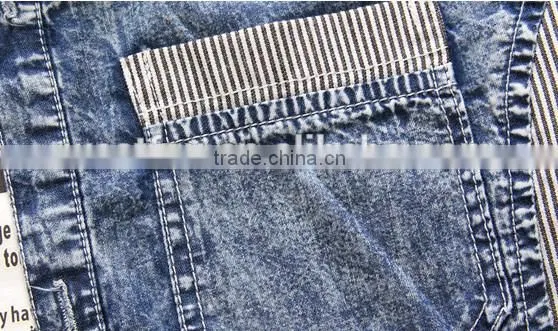 Manufacture Two Pocket Blue Denim Stripe Shirt
