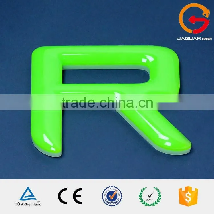 2016 custom made chraming metal logo crafts stainless steel numbers