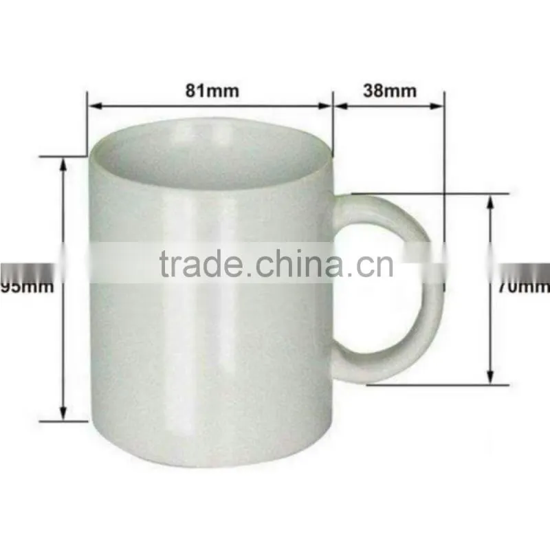 11oz standard eco ware white porcelain coffee mug