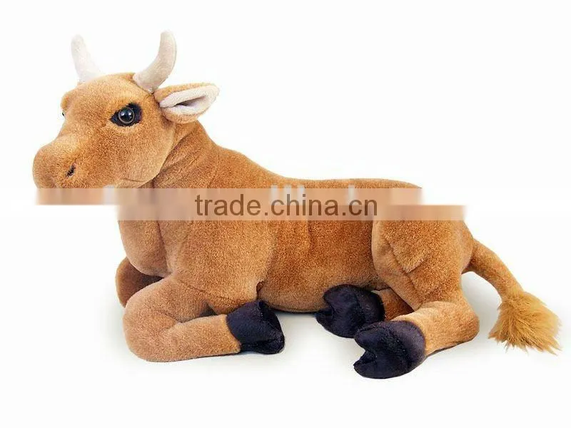 Stuffed yellow bull toy hot new for 2013